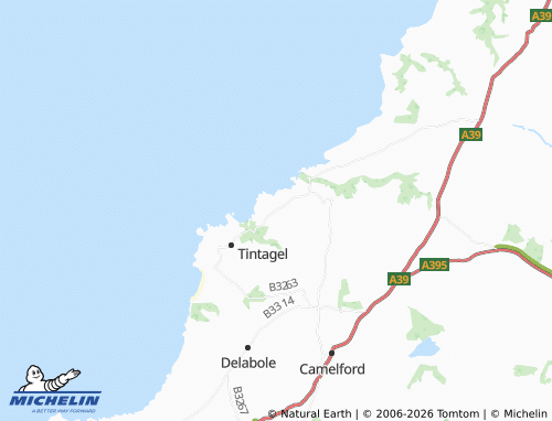 MICHELIN Trevalga map - ViaMichelin