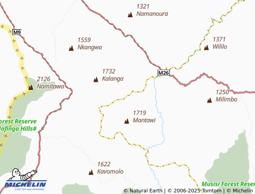 MICHELIN Silindu map - ViaMichelin