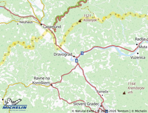 Carte MICHELIN Dravograd - ViaMichelin