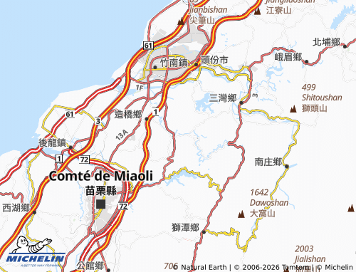 MICHELIN Daping map - ViaMichelin