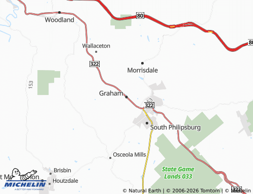 Mappa MICHELIN Graham - ViaMichelin