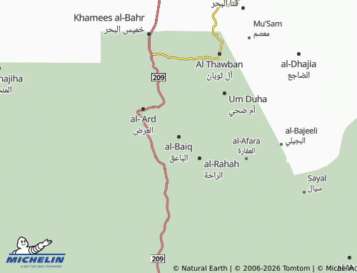 MICHELIN-Landkarte al-Baiq - ViaMichelin