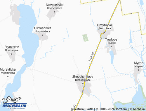 Mapa MICHELIN Pomazany - ViaMichelin