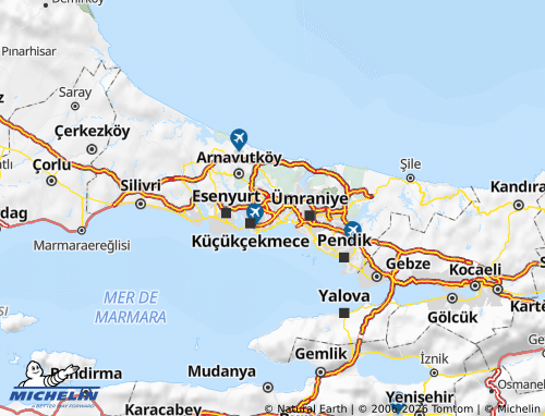 Mapa MICHELIN Gaziosmanpaşa - ViaMichelin