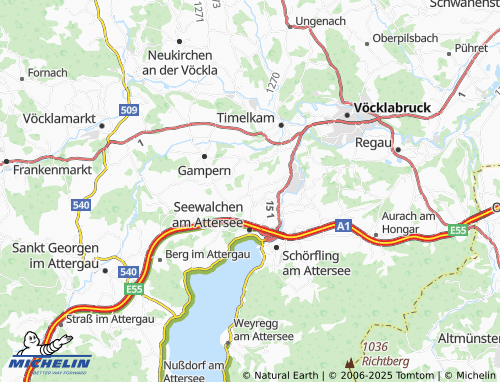 Carte MICHELIN Kraims - ViaMichelin