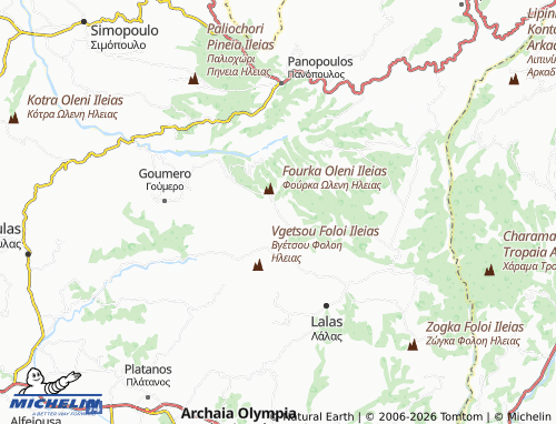 Carte MICHELIN Nea Persaina - ViaMichelin