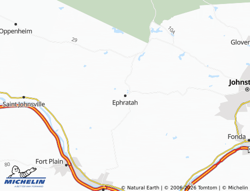 Mapa MICHELIN Ephratah - ViaMichelin