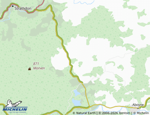 Carte MICHELIN Coynach - ViaMichelin
