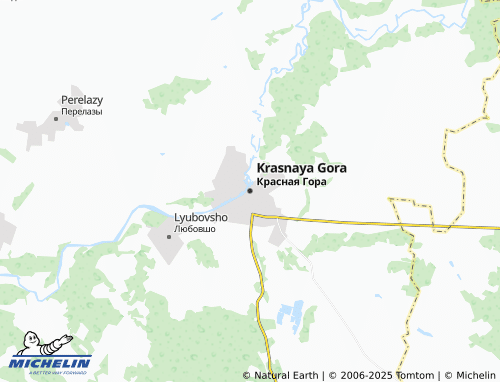 MICHELIN Krasnaya Gora map - ViaMichelin