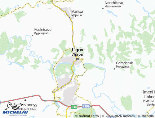 Carte MICHELIN L'gov - ViaMichelin