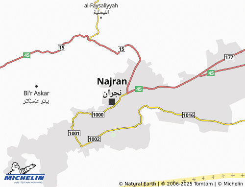 MICHELIN East Al Diyafah map - ViaMichelin