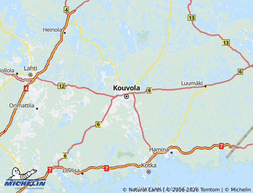 MICHELIN-Landkarte Kymenlaakso - ViaMichelin