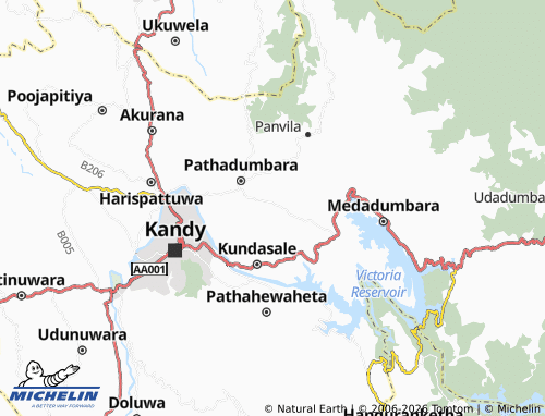 Mappa MICHELIN Hurikaduwa West - ViaMichelin