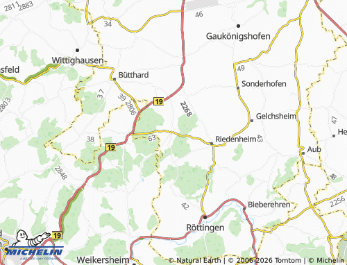 Mapa MICHELIN Stalldorf - ViaMichelin