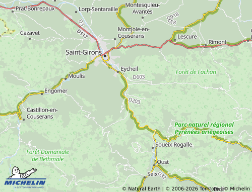 Mapa MICHELIN Lacourt - ViaMichelin