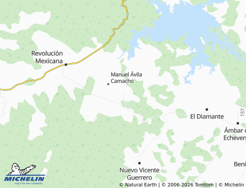 Carte MICHELIN Valle Morelos - ViaMichelin