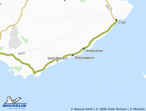 Carte MICHELIN Pittenweem - ViaMichelin