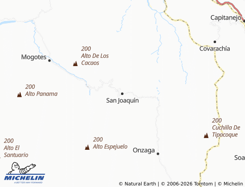 MICHELIN San Joaquín map - ViaMichelin