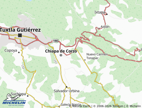 Mappa MICHELIN Hacienda San Francisco - ViaMichelin