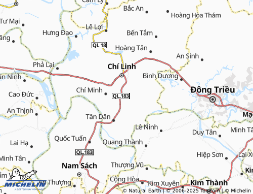 Carte MICHELIN Thái Học - ViaMichelin