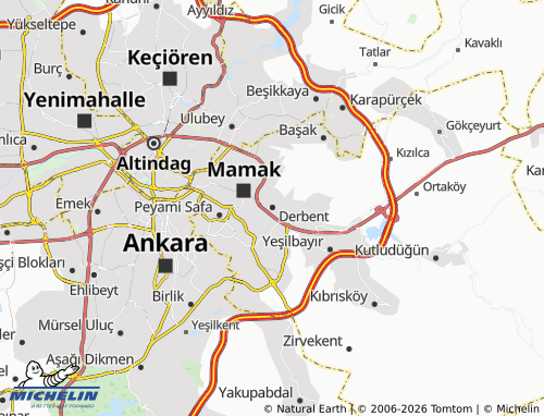 Mappa MICHELIN Derbent - ViaMichelin