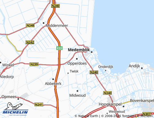 Mappa MICHELIN Opperdoes - ViaMichelin