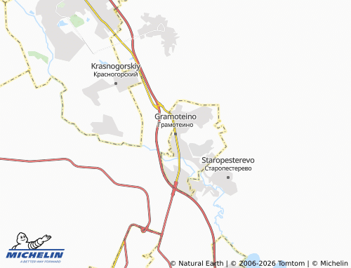 MICHELIN-Landkarte Gramoteino - ViaMichelin