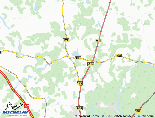 MICHELIN Šaltoniškės map - ViaMichelin