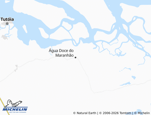 Mappa MICHELIN Água Doce do Maranhão - ViaMichelin