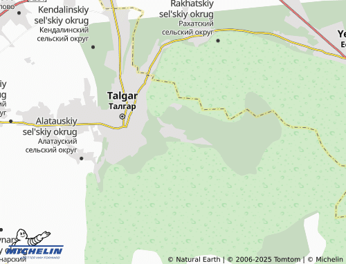 MICHELIN Ryskulovo map - ViaMichelin