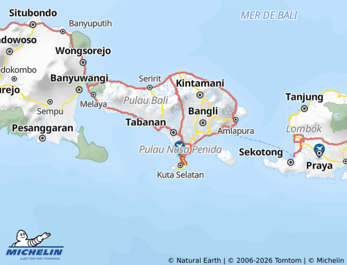 Mappa MICHELIN Tabanan - ViaMichelin