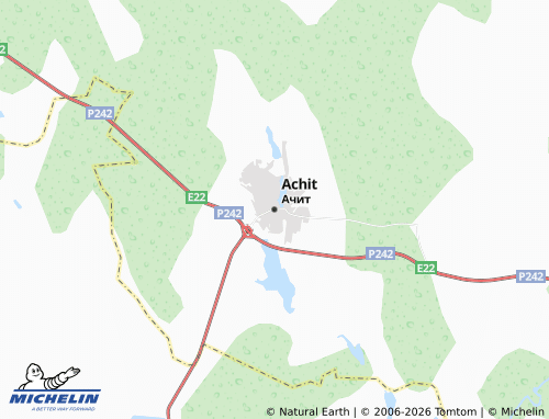 MICHELIN-Landkarte Achit - ViaMichelin