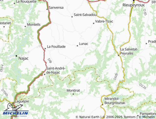 MICHELIN L'Hom map - ViaMichelin