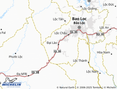 MICHELIN Đại Lào map - ViaMichelin