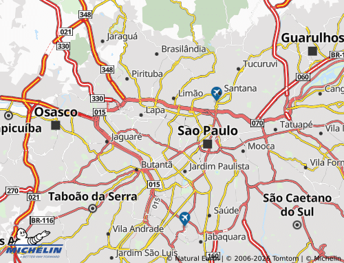 Mapa MICHELIN Perdizes - ViaMichelin