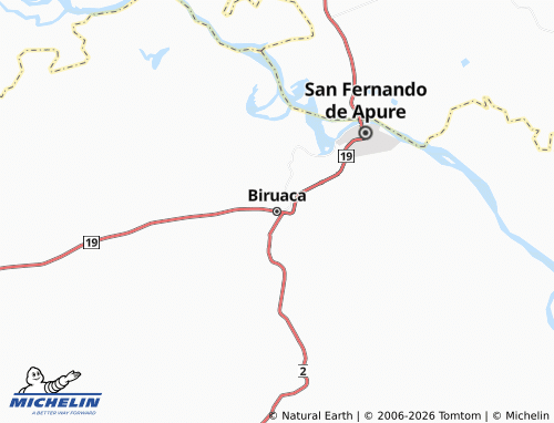 Carte MICHELIN Biruaca - ViaMichelin