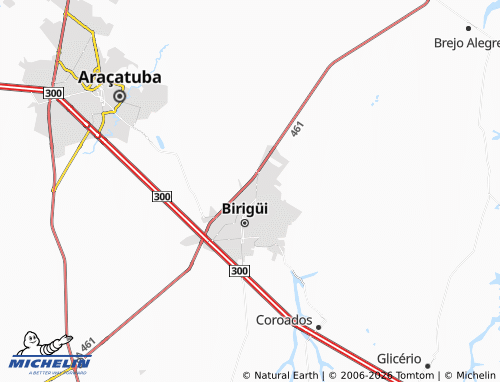 Mappa MICHELIN Chácara Caiçara - ViaMichelin