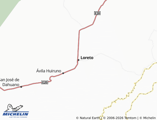 Mapa MICHELIN Loreto - ViaMichelin