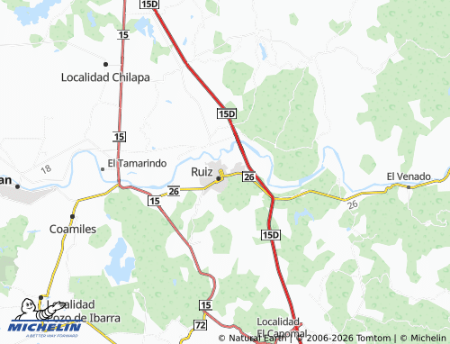 MICHELIN Talpita map - ViaMichelin