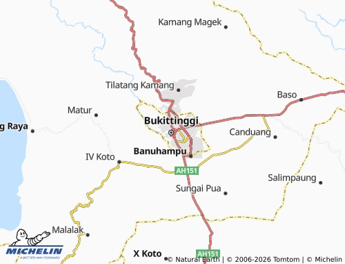 Mapa MICHELIN Benteng Pasar Atas - ViaMichelin