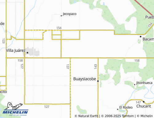 MICHELIN Agua Blanca map - ViaMichelin