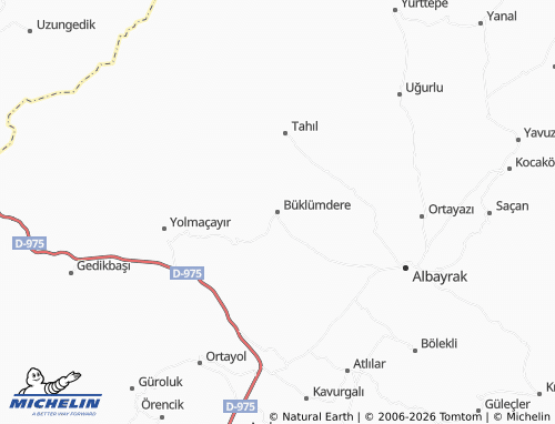 Mappa MICHELIN Büklümdere - ViaMichelin