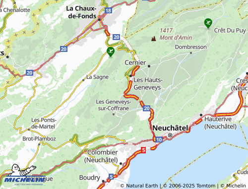 Carte MICHELIN Malvilliers - ViaMichelin
