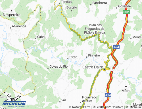 MICHELIN Ester de Cima map - ViaMichelin