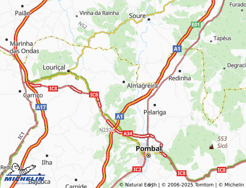 MICHELIN-Landkarte Reis de Cima - ViaMichelin