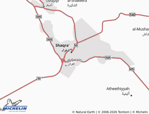 MICHELIN-Landkarte al-Khazzan - ViaMichelin