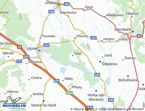 Mappa MICHELIN Střeň - ViaMichelin