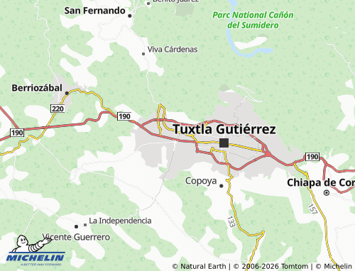 Mapa MICHELIN Privada San José - ViaMichelin