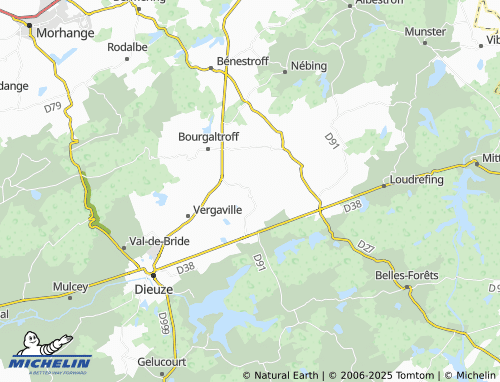 Carte MICHELIN Bidestroff - ViaMichelin