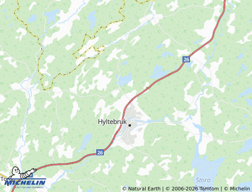 Carte MICHELIN Södra Ekeryd - ViaMichelin